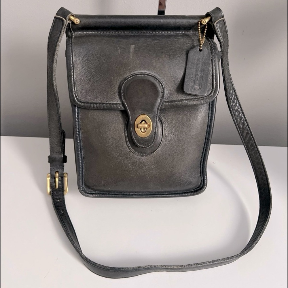 COACH Vintage Dark Navy Murphy Bag Shoulder Crossbody Bag USA 9930